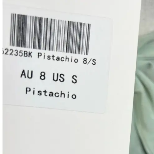 INDIKAH green crop top coquette boho festival NEW puff sleeve summer soft girl