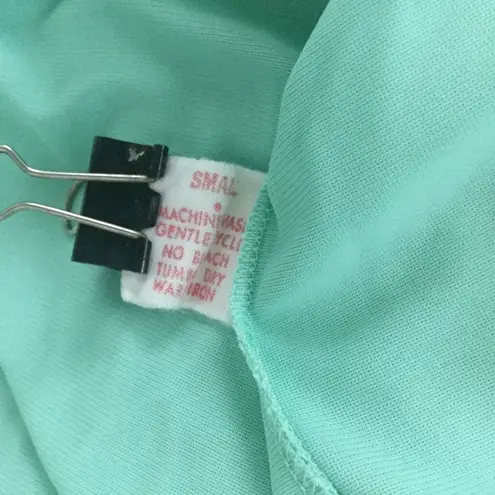 Vintage Lorraine Seafoam Green Short Sleeve Housecoat Robe