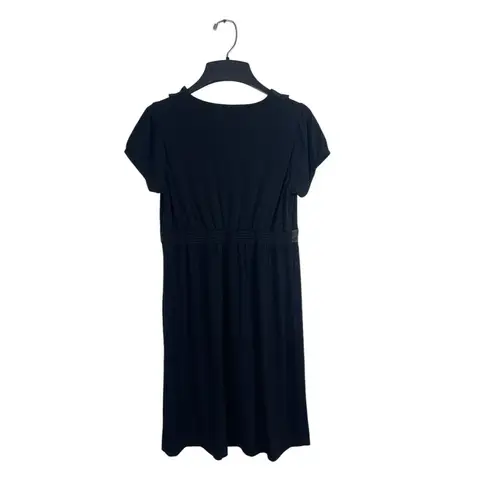 Motherhood Maternity Little Black Dress Short Sleeve V