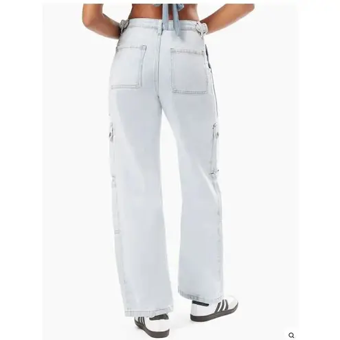 We Wore What New High-Rise Utility Jeans Indigo Straight Leg Denim Size 29 NWT