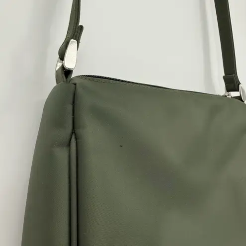 Jacqueline Ferrar Olive Green Nylon Shoulder Bag Y2K Travel