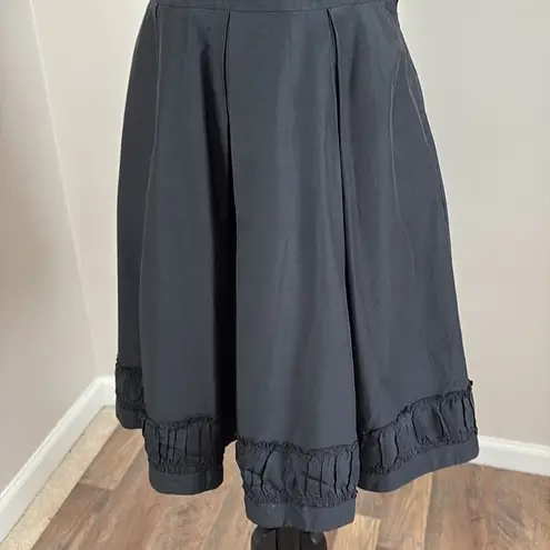 BHLDN x Quillaree Gens Du Monde Dress 100% Silk Black Size 4