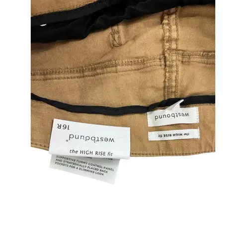 Westbound Woman's Light Brown Skinny High Rise Pants