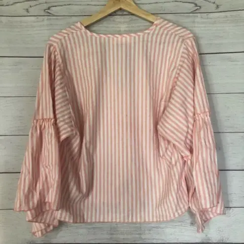 Lavender Field Boutique Bell Sleeve Tie Front M