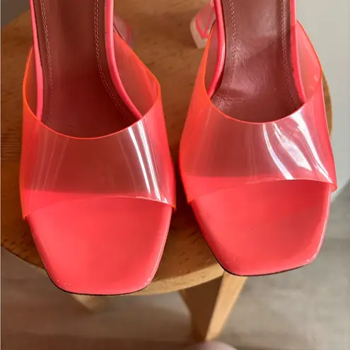 Amina Muaddi Lupita PVC Mules Size 8/8.5