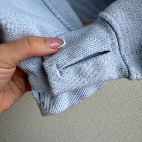 Lululemon  Scuba Oversized 1/2 Zip Hoodie Light Blue 2024 Release Size XS / SMALL thumbnail 5