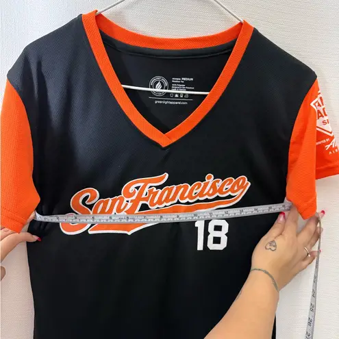 San Francisco Giant Race 2018 Women’s Running Shirt #18 Black Size M