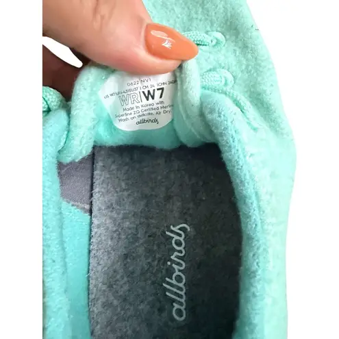Allbirds Pistachio Mint Green Lace Up Sneakers Size Women's 7