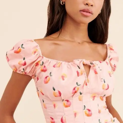 Finders Keepers Tutti Frutti Peaches Crop Top Size 6/M $125
