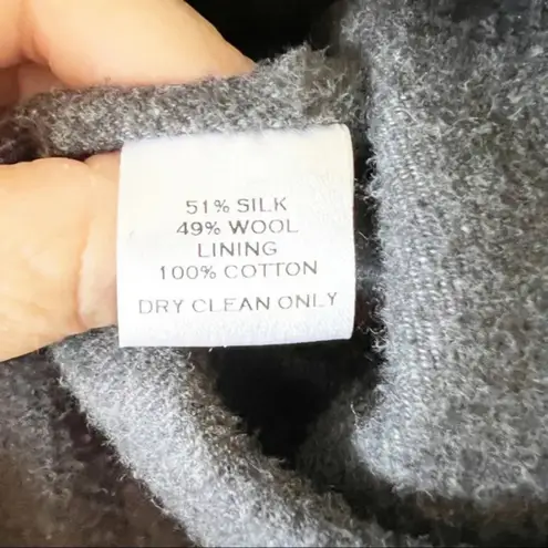 Harvey Faircloth Winter Trapeze Dress Black Silk Blend Size 4 Revolve Zippers