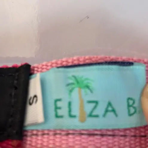 Eliza B Cocktail Martini Print Belt Black Pink D