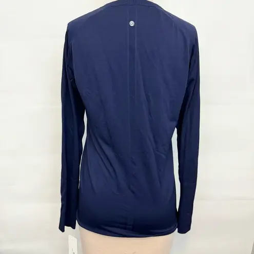 CRZ Yoga NWT  Navy Speedy Seamless Long Sleeves Slim Fit X-Large