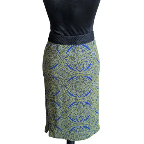 Maeve Statement Piece! Anthropologie Floral Jacquard Midi Skirt - XS