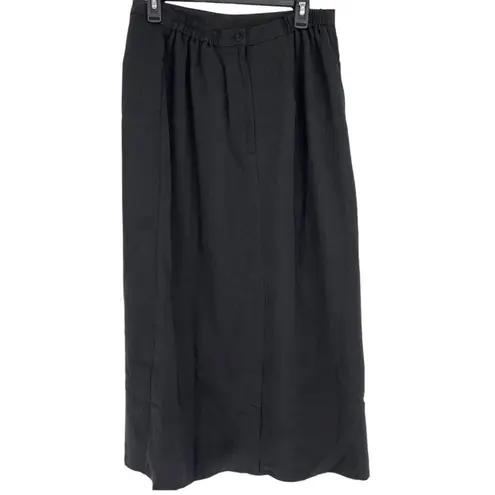 Jessica London BLACK CHIC MAXI OFFICE CAREER SKIRT 12W TALL