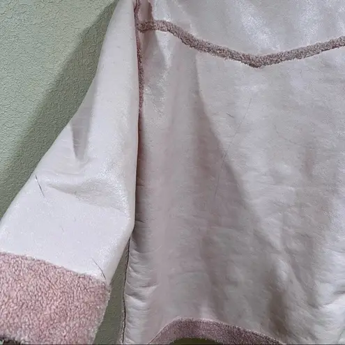 Opening Ceremony Pink Pearl Faux Fur Coat - FLAW