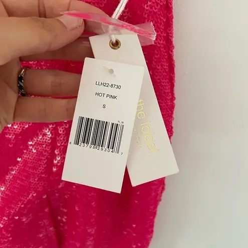 Love the Label NWT Sequin Mini Skirt in hot Pink, Size Small Pink
