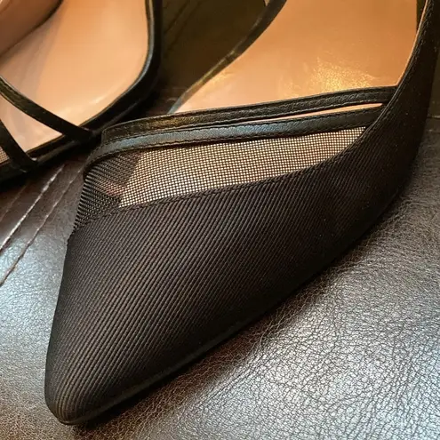 ZAC Zac Posen Valerian Half d’Orsay Heels Black Size 7.5