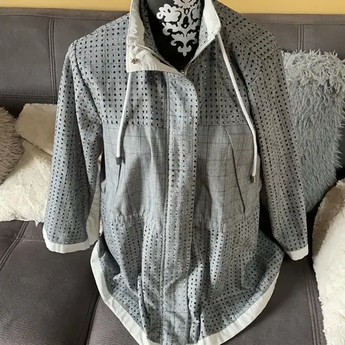 Simply Vera VERA WANG Gray & White Jacket Size L