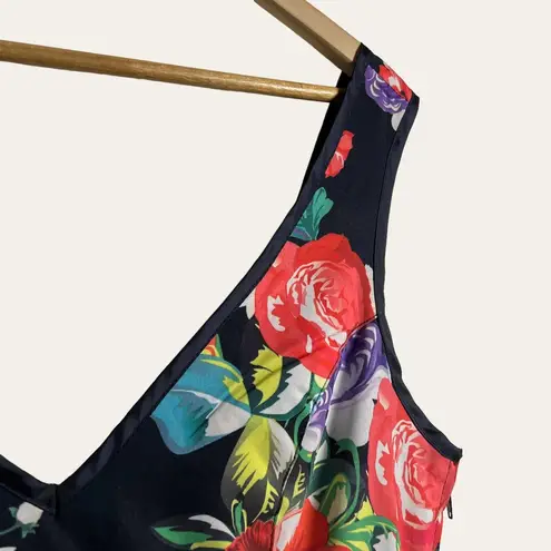 Iron fist Roaming Hearts Skull Floral Print Fit & Flare Jersey Mini Dress Size M