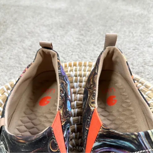 UIN Women’s Starry Night Toledo Slip On Shoes Lightweight in Multicolor 10.5 Black