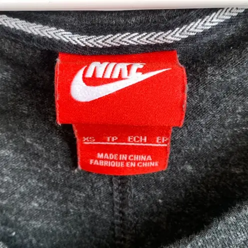 Nike  Dark Gray Logo Muscle Tank Top