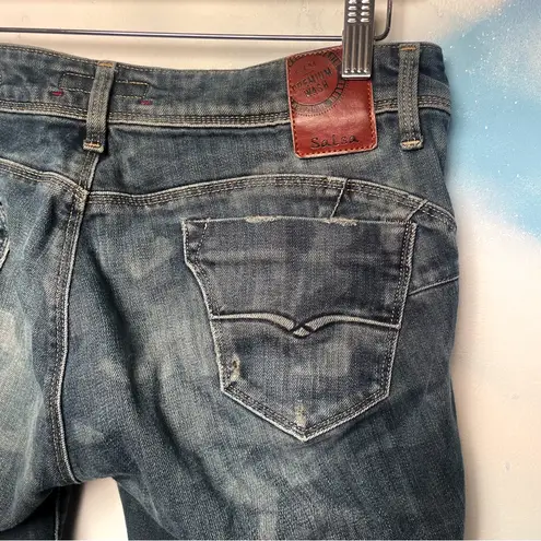 Salsa camo push up jeans Blue Size undefined