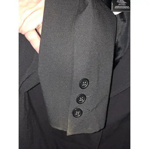 East 5th Black Button Up Blazer Size 12