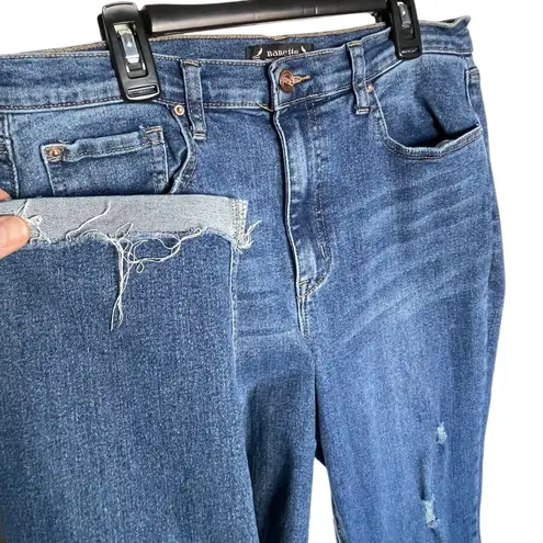 Nanette Lepore NANETTE Women’s Jolie Super High Rise Straight Distressed Jean size 10 - Image 3