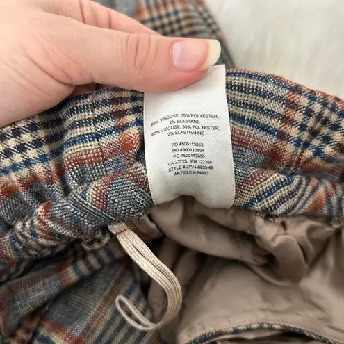 Wilfred ARITZIA Paperbag Plaid Pants Womens XS Academia Twee Eclectic Grandpa