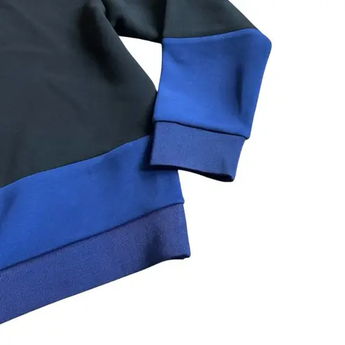 COS Relaxed Fit Pullover Sweater Sweat Shirt Color Block Blue Black Size Small - Image 3