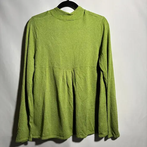 White Stag VTG 90s Green One Button Cardigan Sweater Babydoll Fairy Grunge Boho Womens L