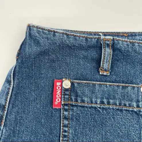 Bongo  Y2K 90s Vintage Jean Micro Mini Skirt 3 Button 100% Cotton Junior SZ 5 thumbnail 8
