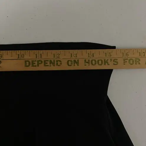 ELM DESIGN Sz 2 Jersey Knit Pleated Skirt Grunge Whimsical Glam Dark Academia Black