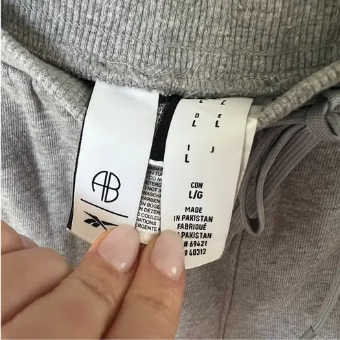 ANINE BING NWT x Reebok Jogger Sweatpants in Grey / Gray