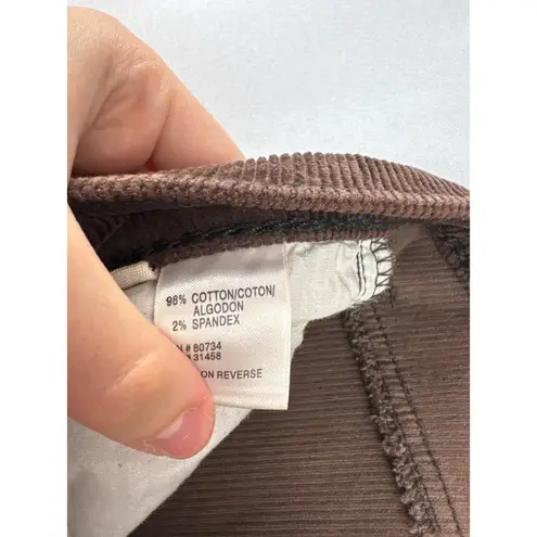 BCBGMAXAZRIA Women’s BCBG Maxarzria Jean Size 28 Brown Corduroy Boot Leg Pants