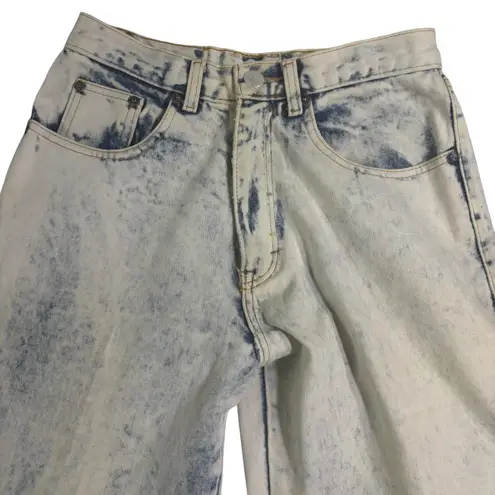Body Glove Acid Wash Jeans Vintage High Waist Denim 90s Grunge 28x32*