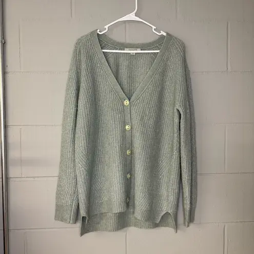 All Saints Green Bay Leanne Oversized Knit Cardigan Sweater Wool & Alpaca Medium