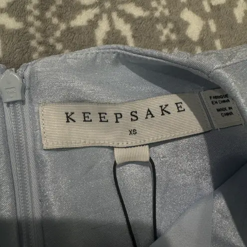 Keepsake NWT  Let Me Be Dress In Pale Blue Size XS