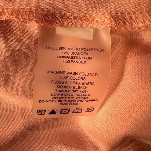 Title Nine Medium Yes Dress Inca Stretch Fit 'n Flare Shelf Bra Zipper Pockets