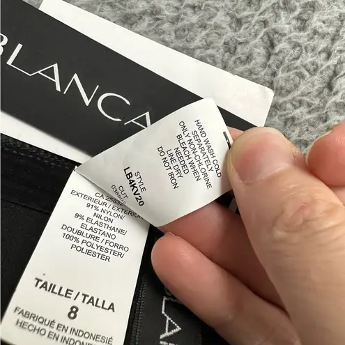 La Blanca NWT Island Goddess Bandeau One Piece Swimsuit Black Women's 8