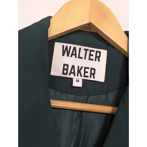 Walter Baker Ariel Jacket Double Breasted Blazer Suit Hunter Green Pink Oversize