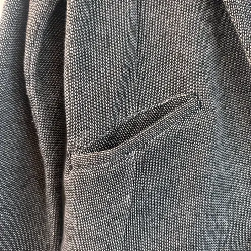 Caslon Nordstrom Nubby Knit Soft Blazer Charcoal Gray Size Large