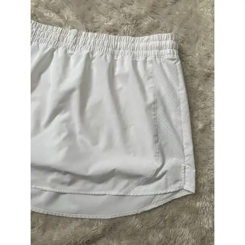 Calia Large White Mini Skort Skirt Shorts Athletic Sporty Athleisure Tennis