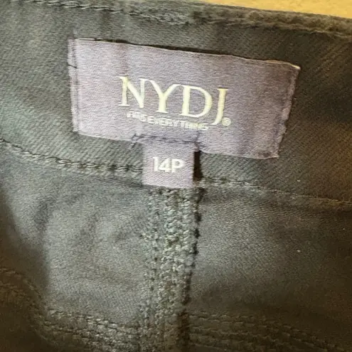 NYDJ NWT Billie Mini Boot Jeans High Rise Black Size 14P