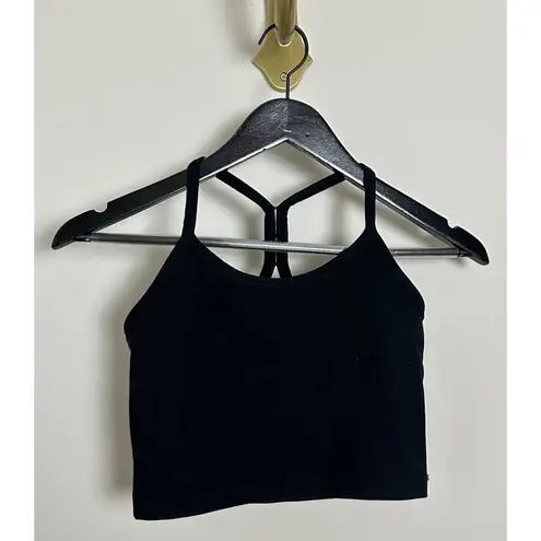 Beyond Yoga Spacedye Slim Racerback Cropped Tank in Darkest Night Size X-Small