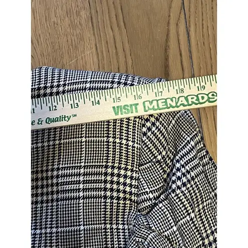 Vintage Stirling Cooper Checkered Blazer Jacket Size 8 Business