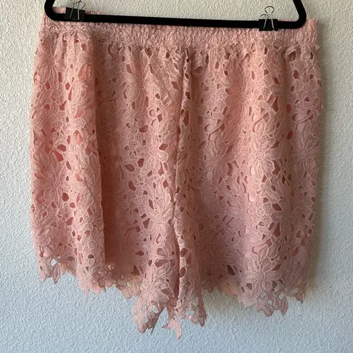 Lane Bryant  Pink Lace shorts, size 18/20