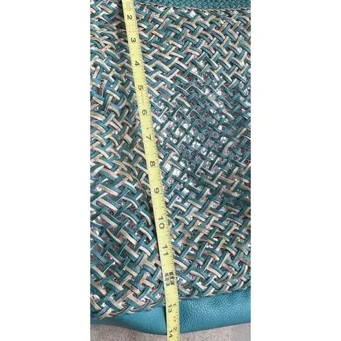 Vintage Style & Co. Sling Woven Blue Large Shoulder Bag Tote Women’s Purse