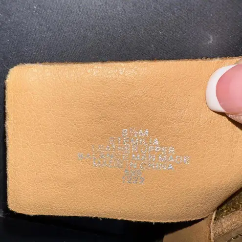 Earth Origins Earth Brown Leather & Cork Comfort Cushioned Strappy Slip-on Casual Sandals 8.5M