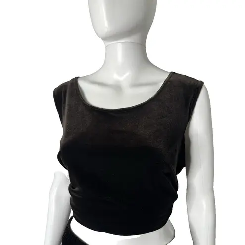 R & M Richards by Karen Wong 2 Piece Set Top & Pants Women's 12 Brown Loungewear